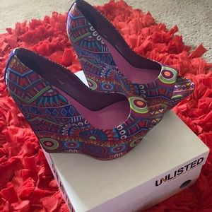 Wedge Andrea Multicolored 💜💕💚🌟